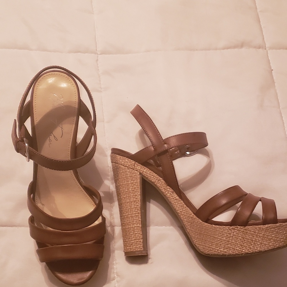 Marc Fishar ankle strap heeled sandal